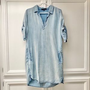 Chambray Shirt Dress